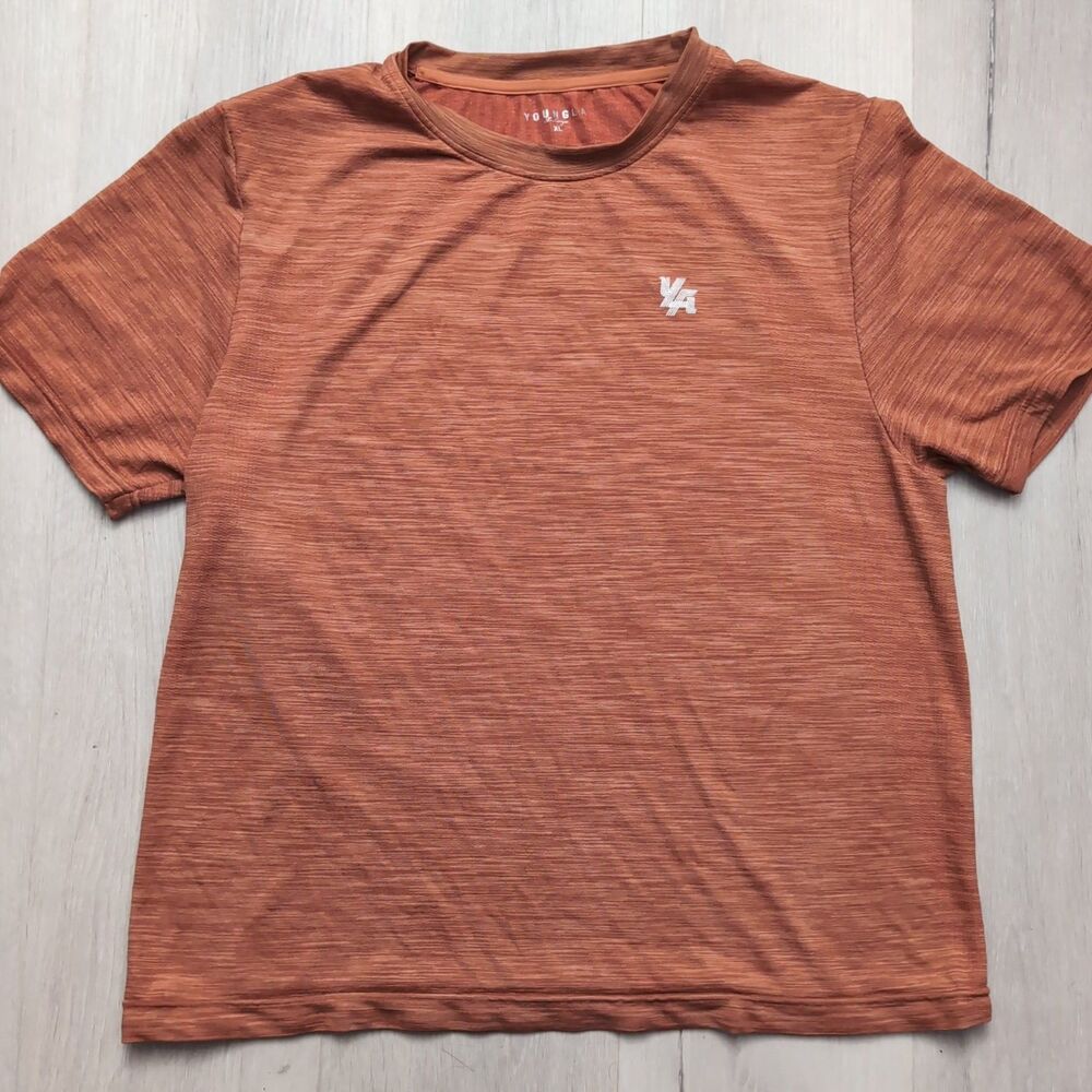YoungLA T-Shirt Mens XL Embroidered Logo Short Sleeve Athletic Tee Shirt